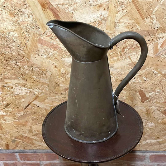 Vintage brass water pitcher jug.